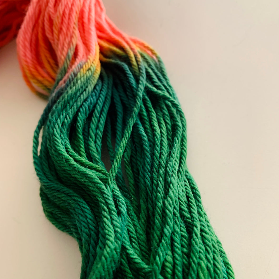 Mornin’ Dart Hand Dyed Superwash 100% Merino Wool Worsted Yarn