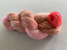 Load image into Gallery viewer, OOAK Variant (Trial 3) of Moment 4 Life (Pink Champagne Cake) - Hand Dyed Superwash Merino Nylon Wool Sock Yarn
