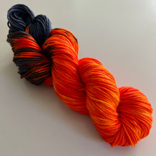 Load image into Gallery viewer, All Burn, No Bridge - Lot 1 - Hand Dyed Superwash Merino Wool DK Yarn
