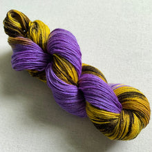 Load image into Gallery viewer, OOAK Variant (Trial 3) of Part of Me - Hand Dyed Superwash Merino Wool &amp; Nylon Sparkle Sock Yarn
