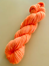 Load image into Gallery viewer, OOAK Variant of Peach Sky - Trial 1 - Hand Dyed Luxury Merino Wool Camel Aran Yarn
