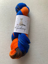 Load image into Gallery viewer, OOAK Variant (Trial 4) of Astronaut in the Ocean Hand Dyed Merino Wool &amp; Nylon Superwash Yarn
