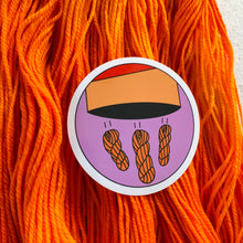 Load image into Gallery viewer, Yarn Cheetos Vinyl Sticker
