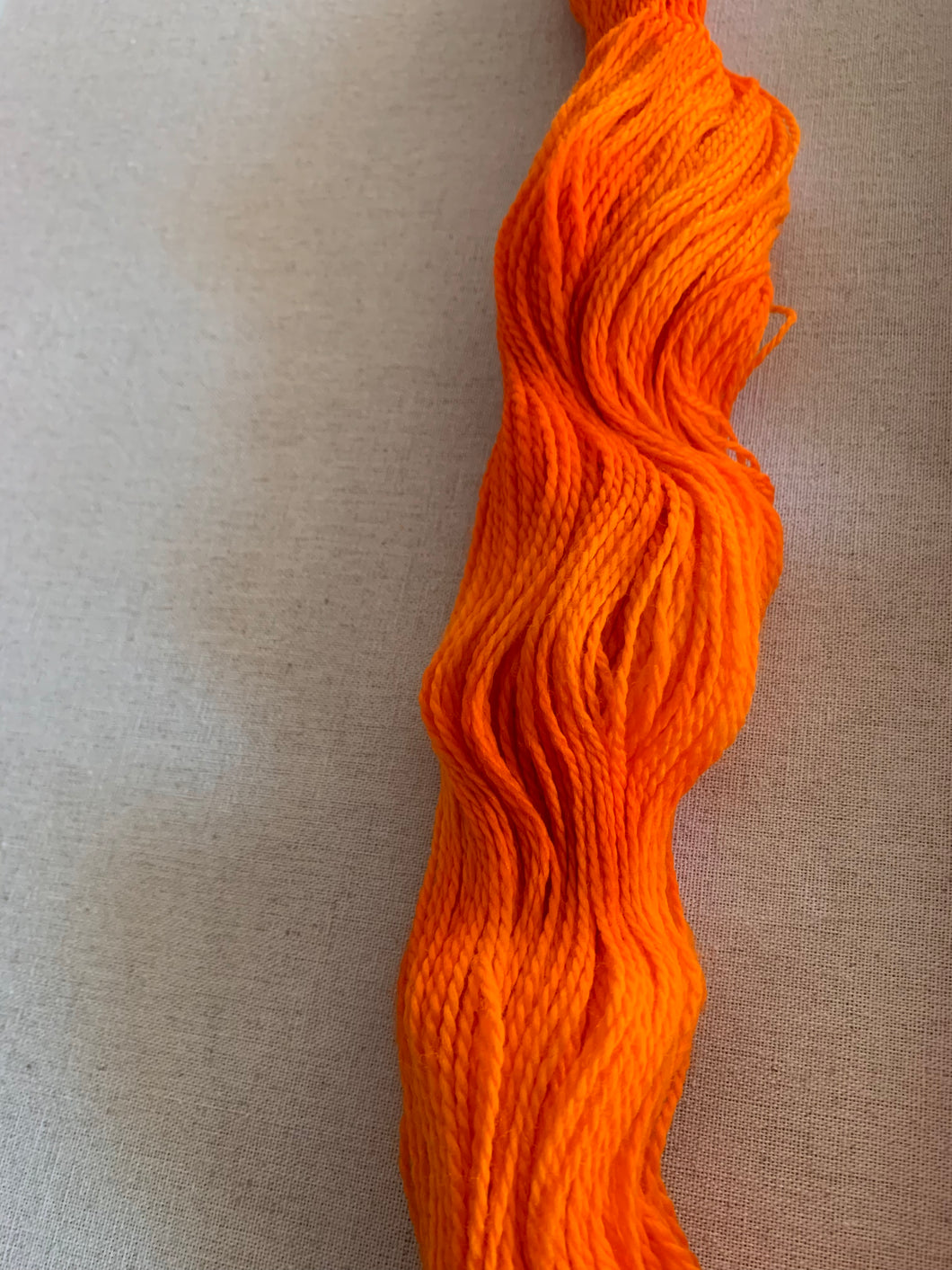 OOAK Variant (Trial 7) U Can’t Touch This (Cheetos) Hand Dyed Superwash 100% Merino Wool Sock Yarn