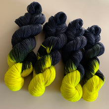 Load image into Gallery viewer, Lullaby Firefly Hand Dyed Superwash Merino Wool &amp; Nylon Sparkle Sock Yarn
