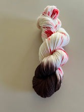 Load image into Gallery viewer, Bark at the Moon - Peppermint Bark - Hand Dyed Superwash - Merino Wool - DK Yarn
