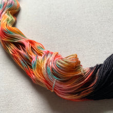 Load image into Gallery viewer, OOAK Variant (Trial 2) of Hiiiiiiiii Hand Dyed Superwash Merino Wool and Recycled  Nylon Sock Yarn
