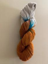 Load image into Gallery viewer, OOAK Variant (Trial 2) of Century Man Hand Dyed Superwash Merino Wool, Cashmere &amp; Nylon Sock Yarn
