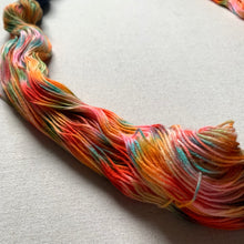 Load image into Gallery viewer, OOAK Variant (Trial 2) of Hiiiiiiiii Hand Dyed Superwash Merino Wool and Recycled  Nylon Sock Yarn
